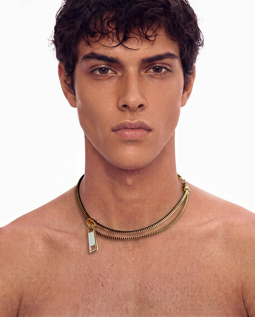 THE ZIPPER NECKLACE GOLD