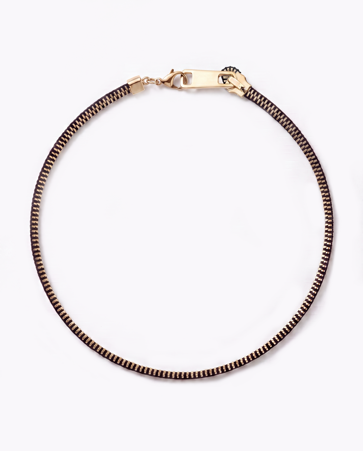 THE ZIPPER NECKLACE GOLD